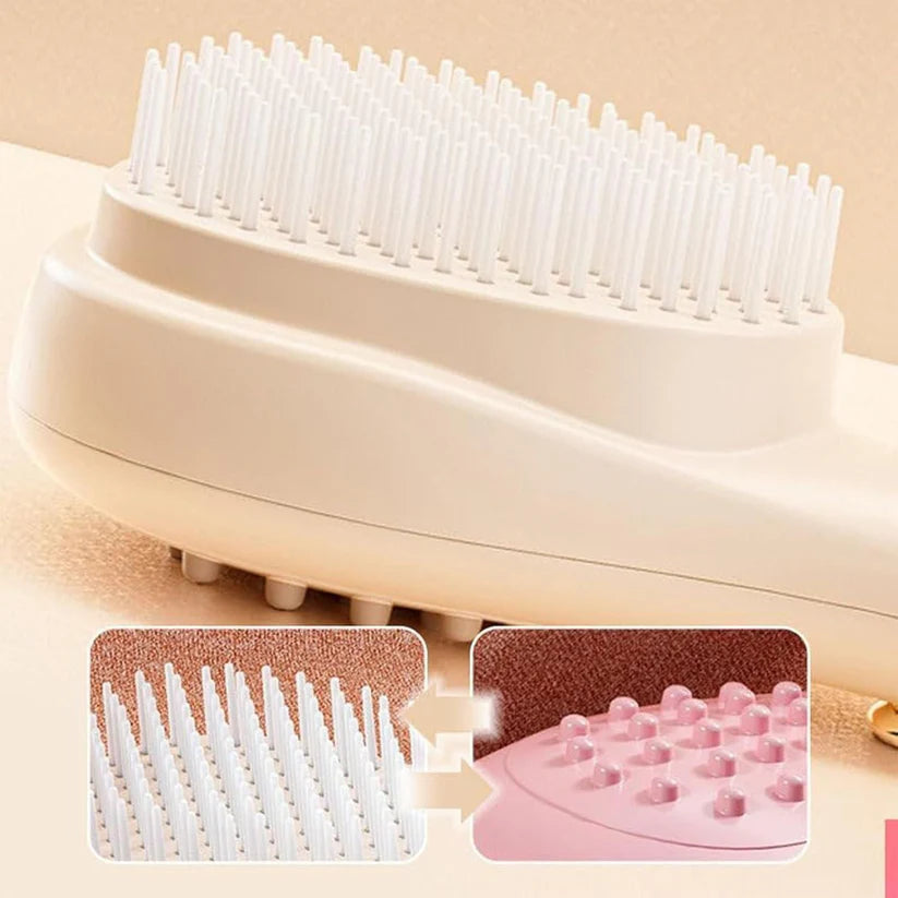 HairCarePro™ Scalp Massage Comb with Retractable Bristle